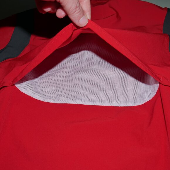 Nike Coaches Performance Short Sleeve Crimson and Grey Jacket CW3430-620 Size L - Picture 4 of 11